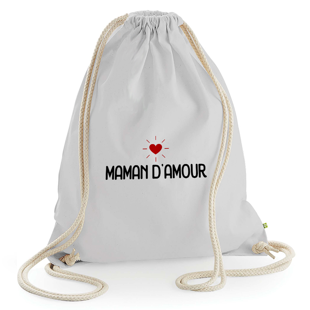 Sac de loisir gris clair Maman d'amour