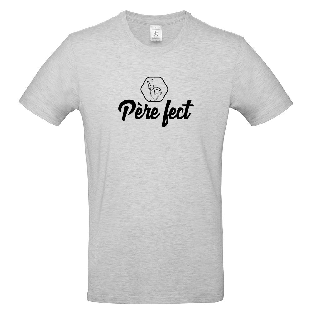 T-shirt gris Père-fect