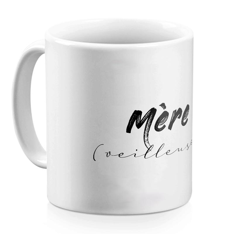 Mug céramique blanc Mère (veilleuse)