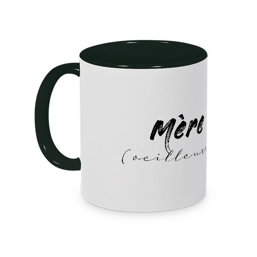 Mug noir Mère (veilleuse)