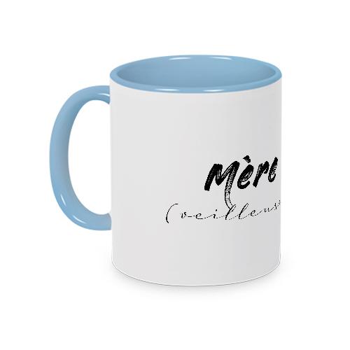Mug bleu Mère (veilleuse)