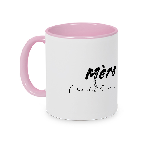 Mug rose Mère (veilleuse)