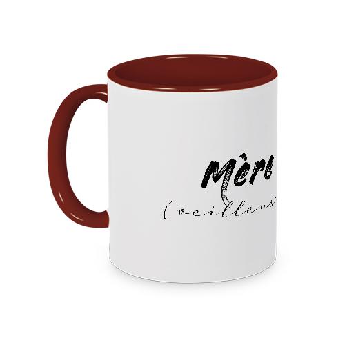 Mug rouge Mère (veilleuse)