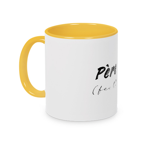 Mug jaune Père (fect)