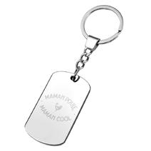 Porte-clés plaque Maman Poule Maman Cool
