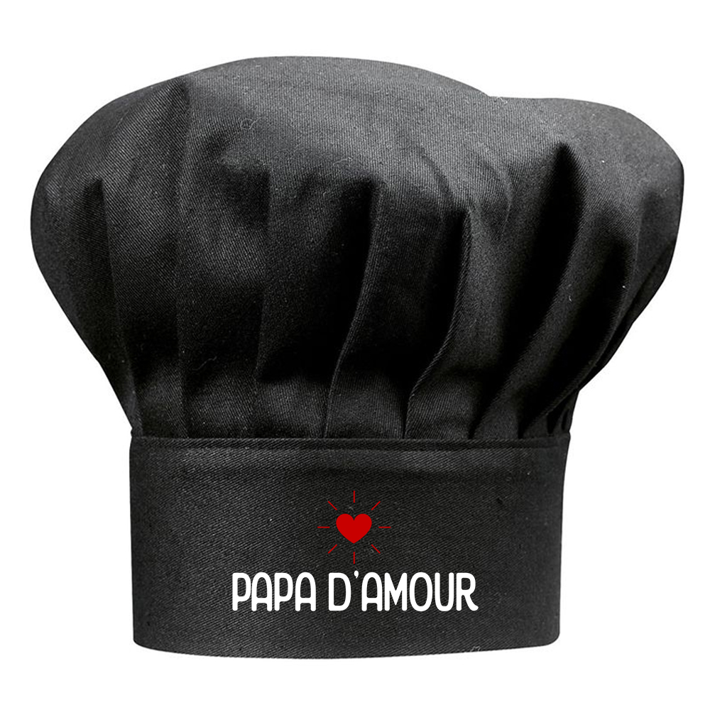Toque noire papa d'amour