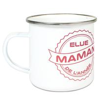 Tasse émaillée Maman de l'année