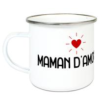 Tasse émaillée Maman d'amour