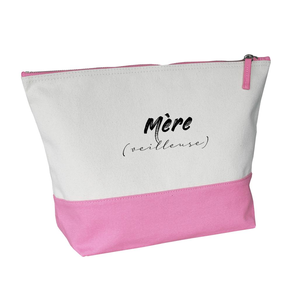 Grande trousse bicolore rose Mère (veilleuse)