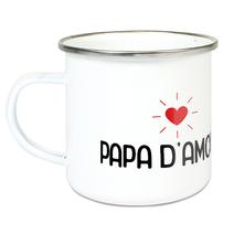 Tasse émaillée Papa d'amour