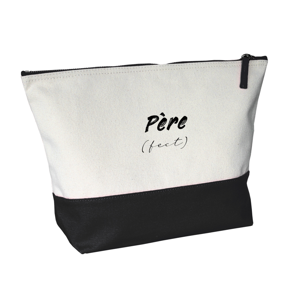 Grande trousse bicolore Père (fect) noire