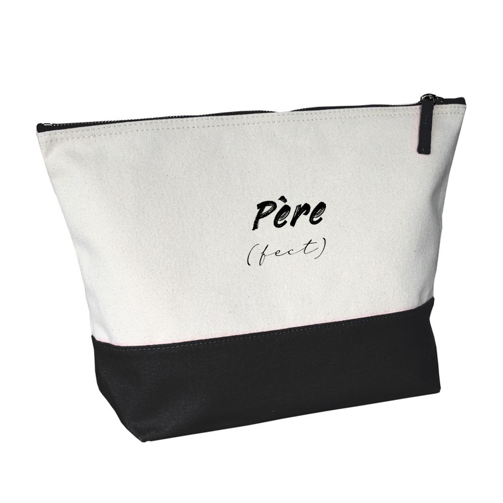 Grande trousse bicolore Père (fect) noire