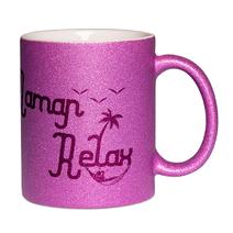 Mug à paillettes Maman Relax