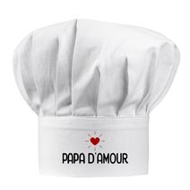 Toque blanche Papa d'Amour