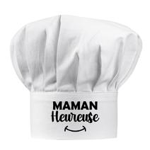Toque blanche Maman heureuse