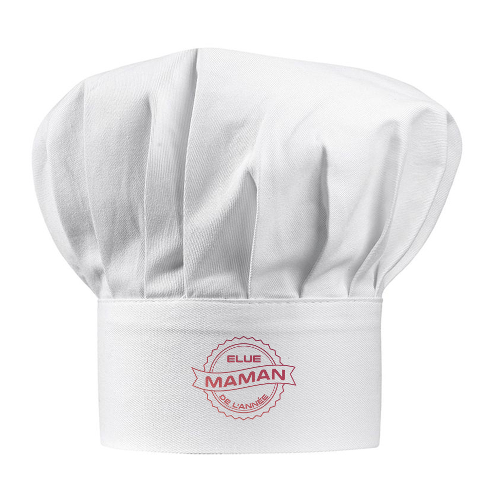 Toque blanche Maman de l'année