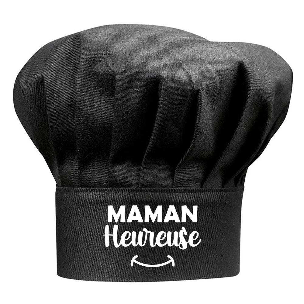Toque noire Maman heureuse