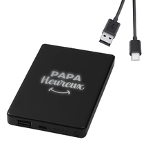 Powerbank lumineux Papa heureux