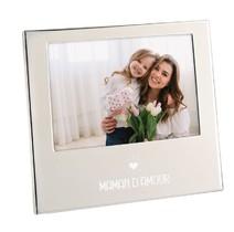 Cadre photo argenté Maman d'amour