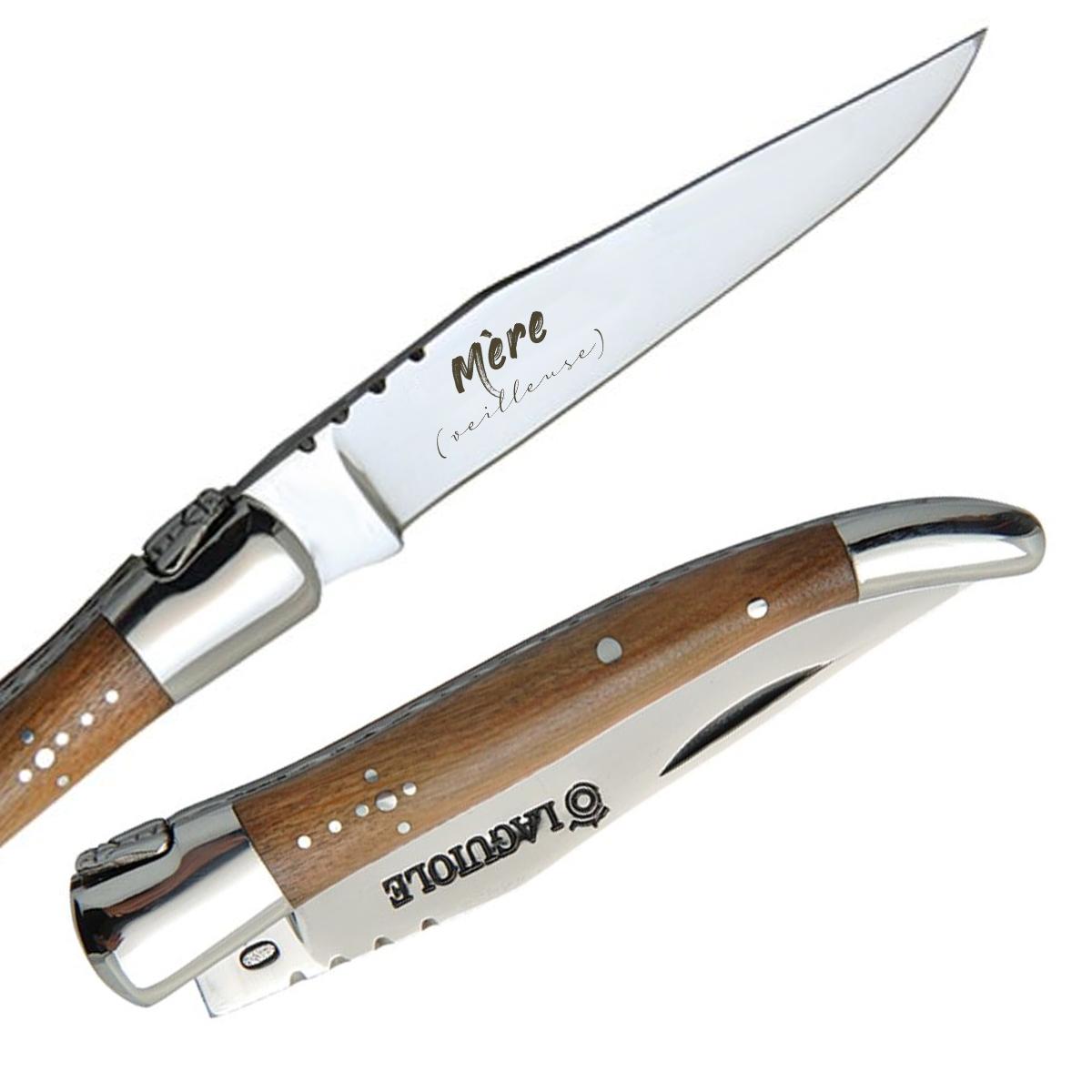 Couteau laguiole deluxe Olivier Mère (veilleuse)