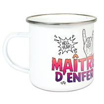 Tasse émaillée Maître d'enfer