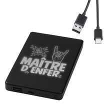 Powerbank lumineux Maître d'Enfer