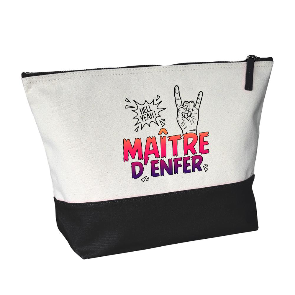 Grande trousse bicolore Maître d'enfer noire