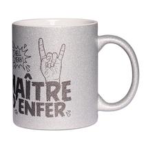 Mug à paillettes Maître d'enfer