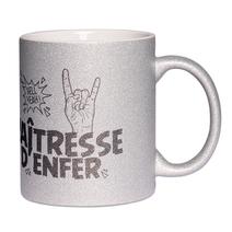 Mug à paillettes Maîtresse d'enfer