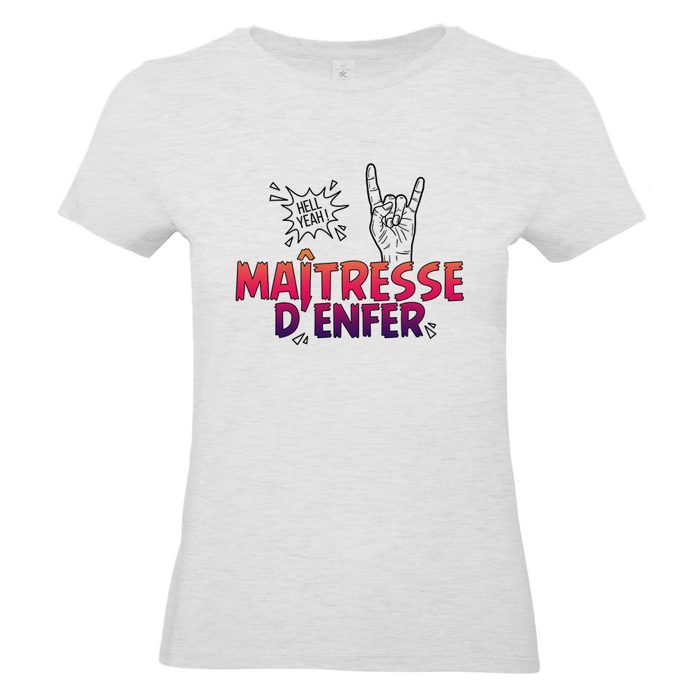 T-shirt maîtresse d'enfer gris