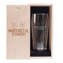 Verre à bière Maîtresse d'Enfer