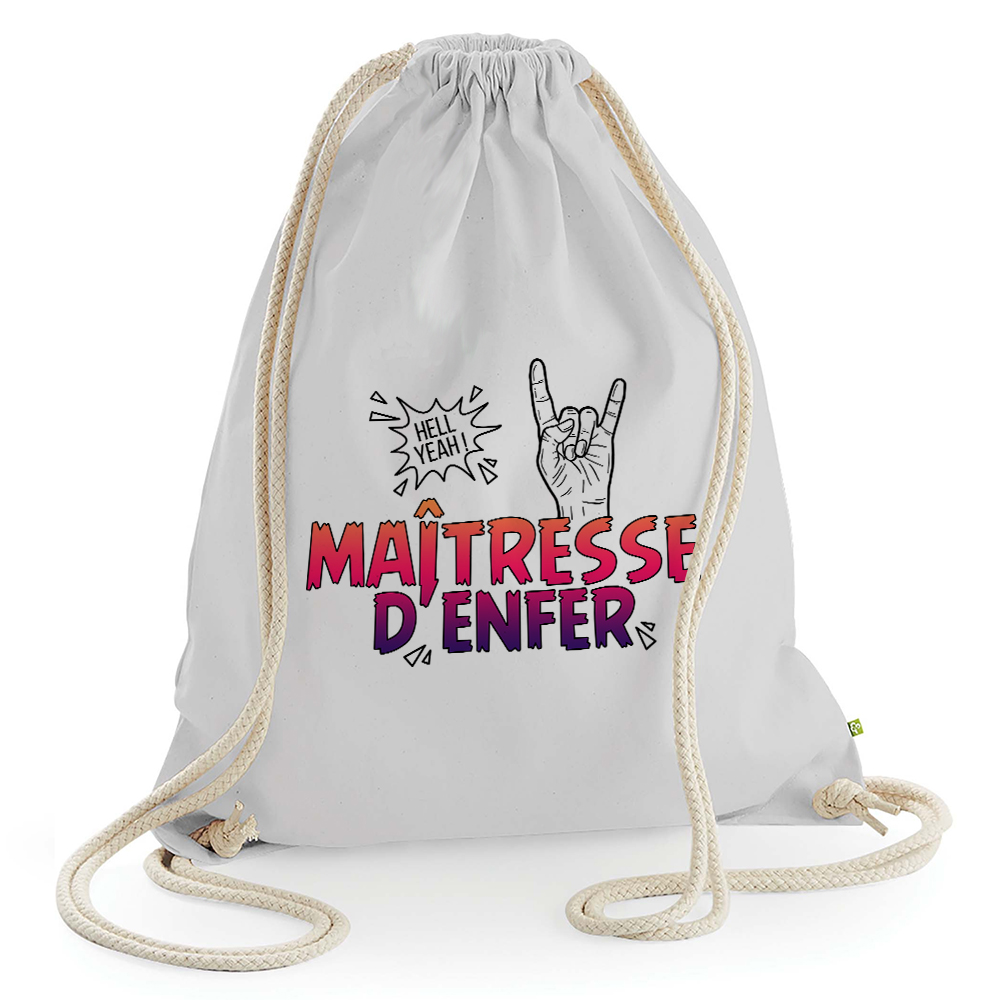 Sac de loisir gris clair Maîtresse d'Enfer