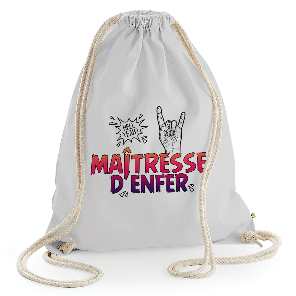 Sac de loisir gris clair Maîtresse d'Enfer