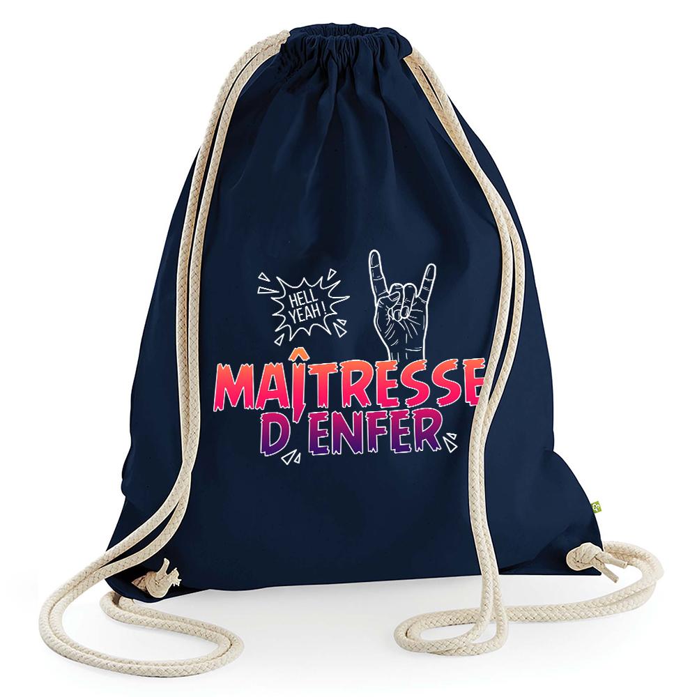 Sac de loisir bleu Maîtresse d'Enfer