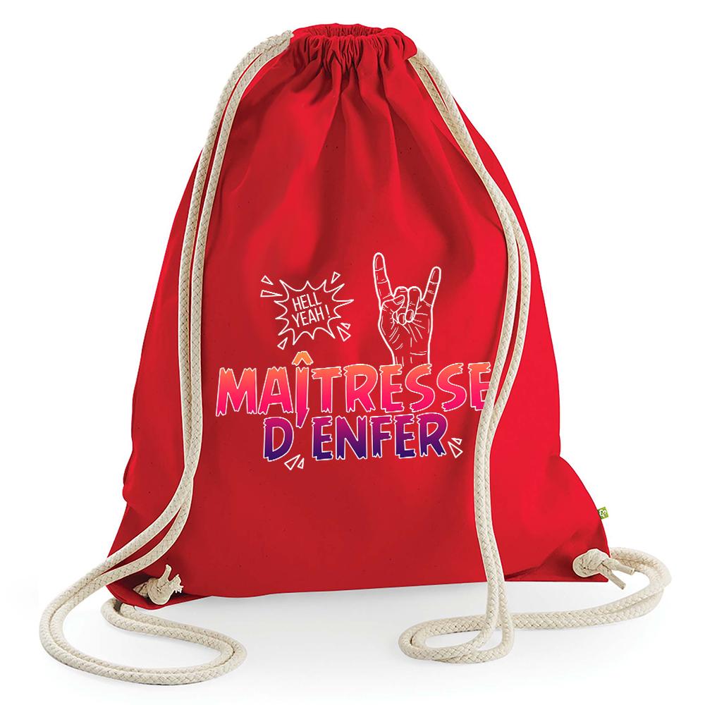 Sac de loisir rouge Maîtresse d'Enfer