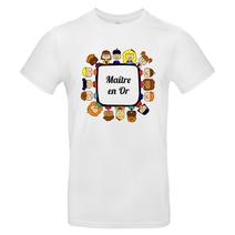 T-shirt Maître en or