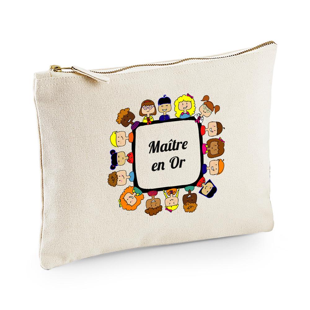 Pochette multi-usages maître en or beige