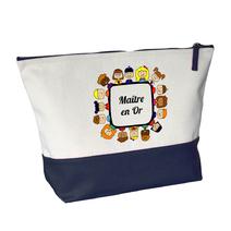 Grande trousse bicolore Maître en or