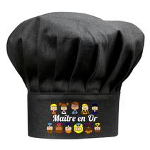 Toque noire Maître en or