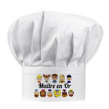 Toque blanche Maître en or