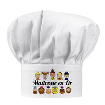 Toque blanche Maîtresse en or