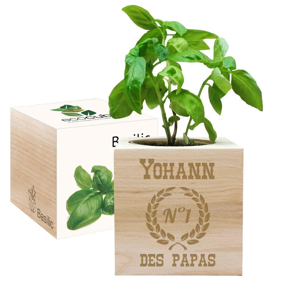 EcoCube gravé Fête des Pères