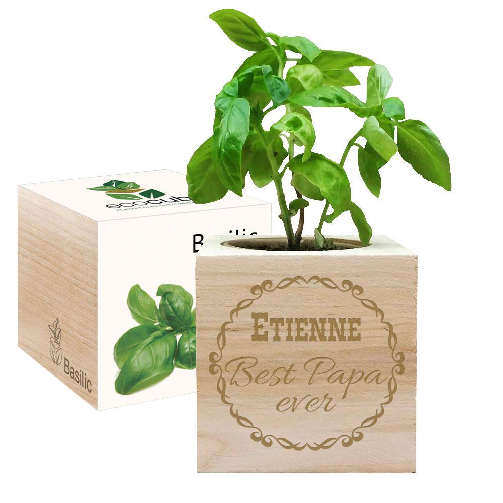 EcoCube gravé Fête des Pères