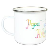 Tasse émaillée Papa Relax