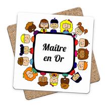 Sous-bock Maître en or