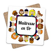 Sous-bock Maîtresse en or