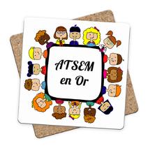 Sous-bock ATSEM en or