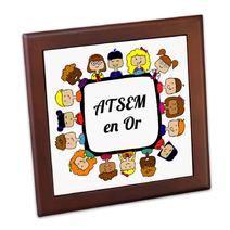 Dessous de plat ATSEM en or