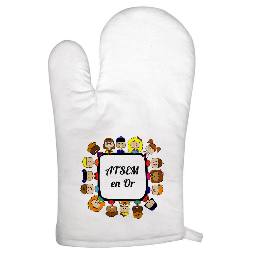 Gant de cuisine ATSEM en or