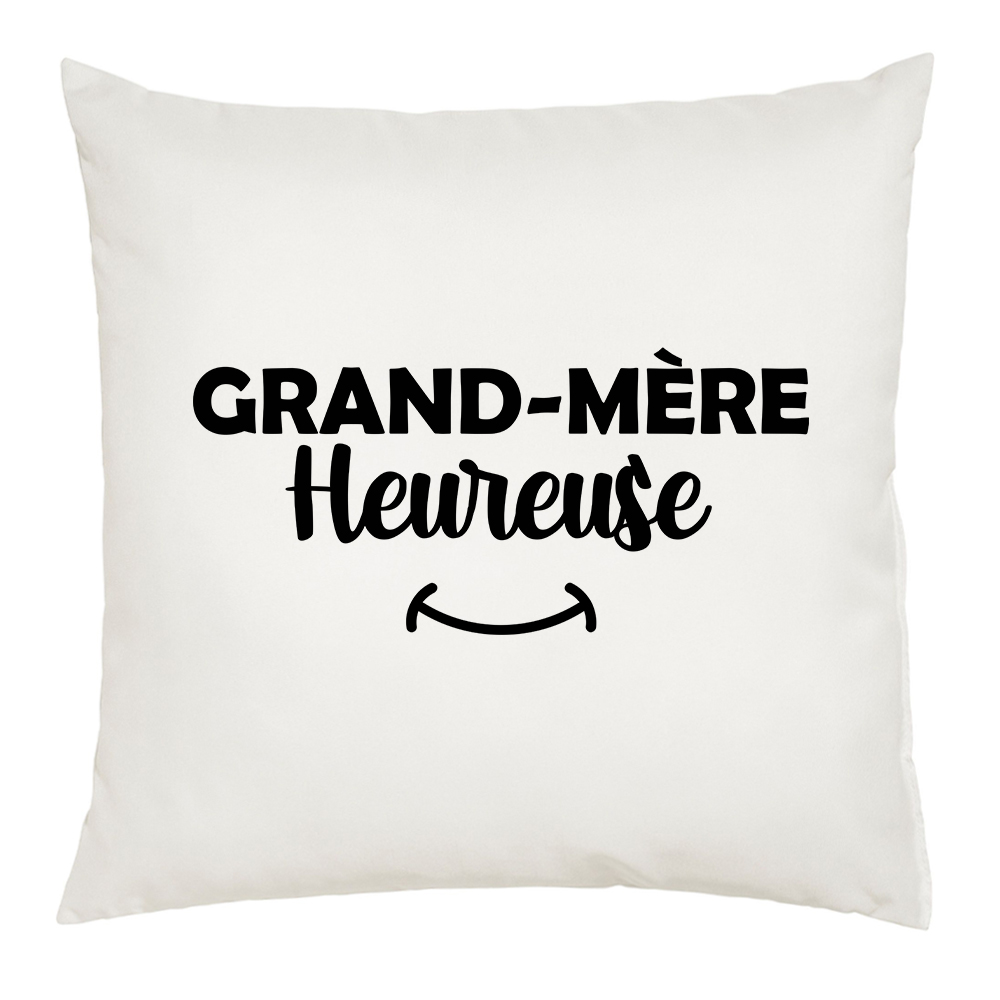 Coussin Grand-mère heureuse